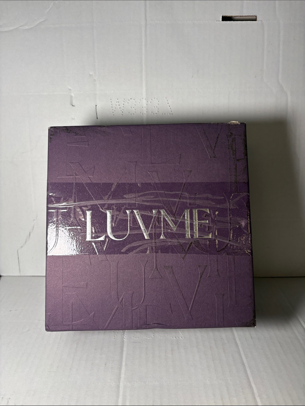 LUVME Black/Brown Hair Extensions Set w/ Mini Iron and Hair Clips Included